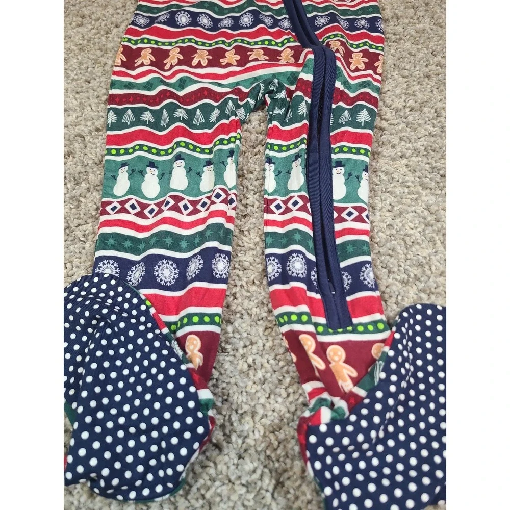 NWT RuggedButts Zipper Romper Bamboo size 18-24m Fair Isle Friends‎